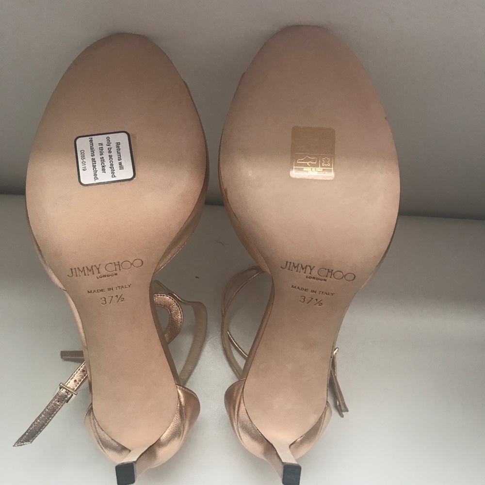 Jimmy Choo Lane 85mm Rose Gold - Picture 8 of 8